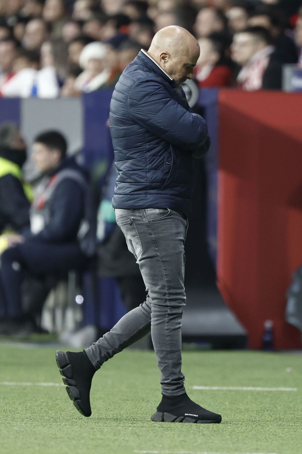  Sampaoli, en el Metropolitano.
