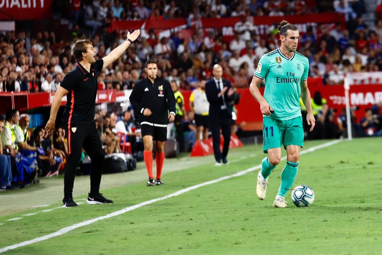  Zidane, tras Bale, en su última visita al Sánchez-Pizjuán.