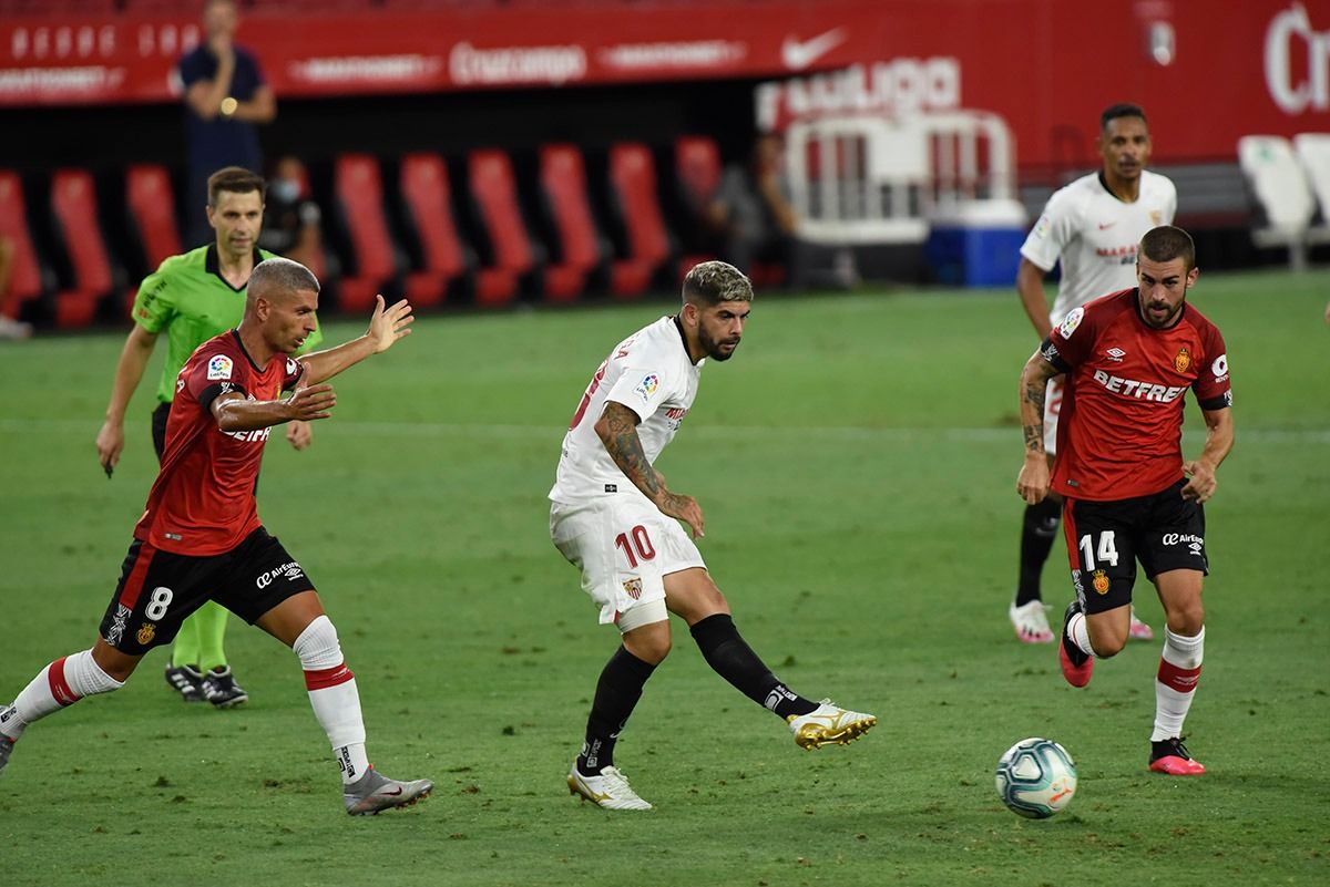  Banega, ante el Mallorca.