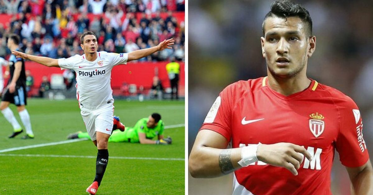  Ben Yedder y Rony Lopes.