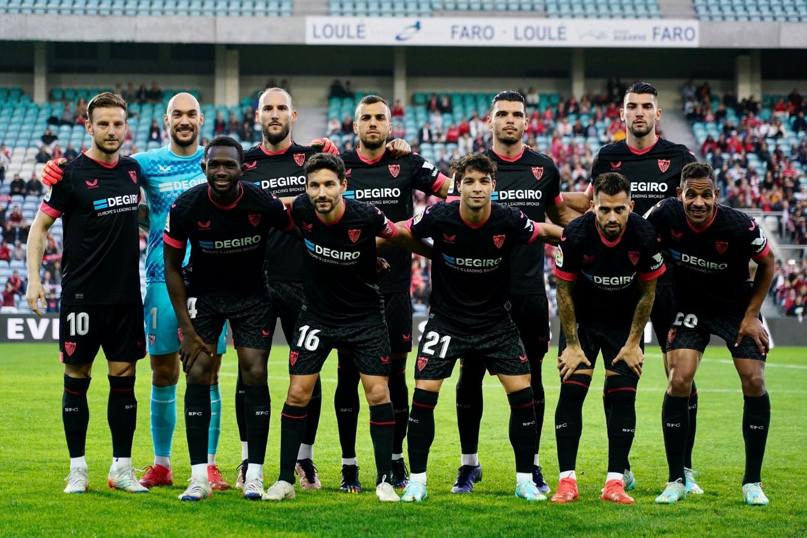  El once de Sampaoli, en el Benfica-Sevilla.