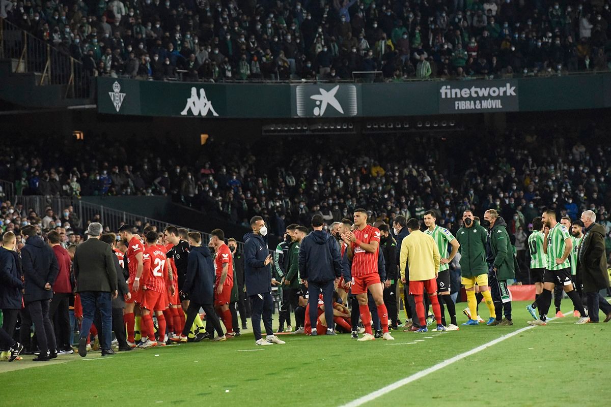 Momentos de incertidumbre tras el palo lanzado a Jordán.