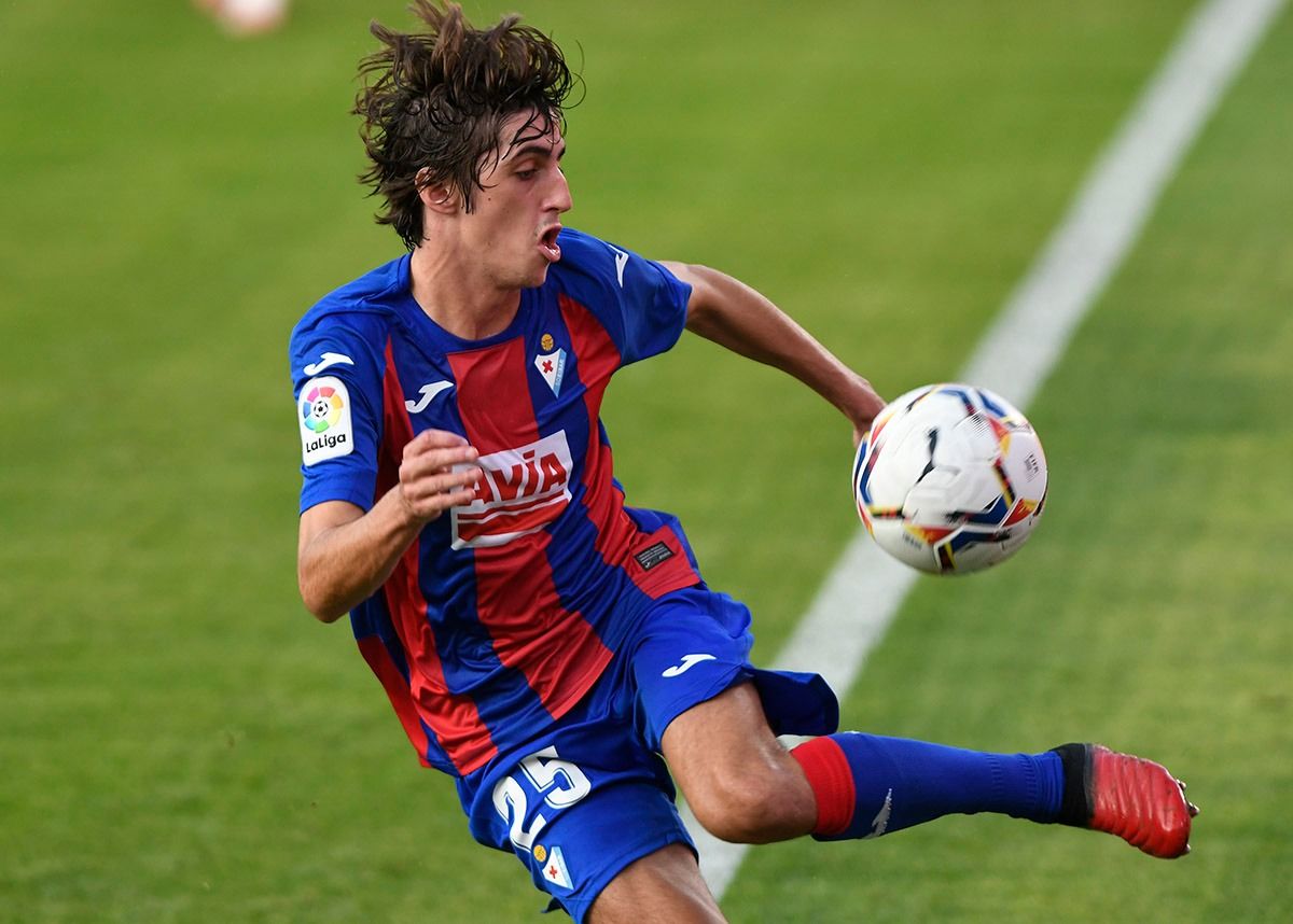 Bryan Gil, en el Sevilla-Eibar.