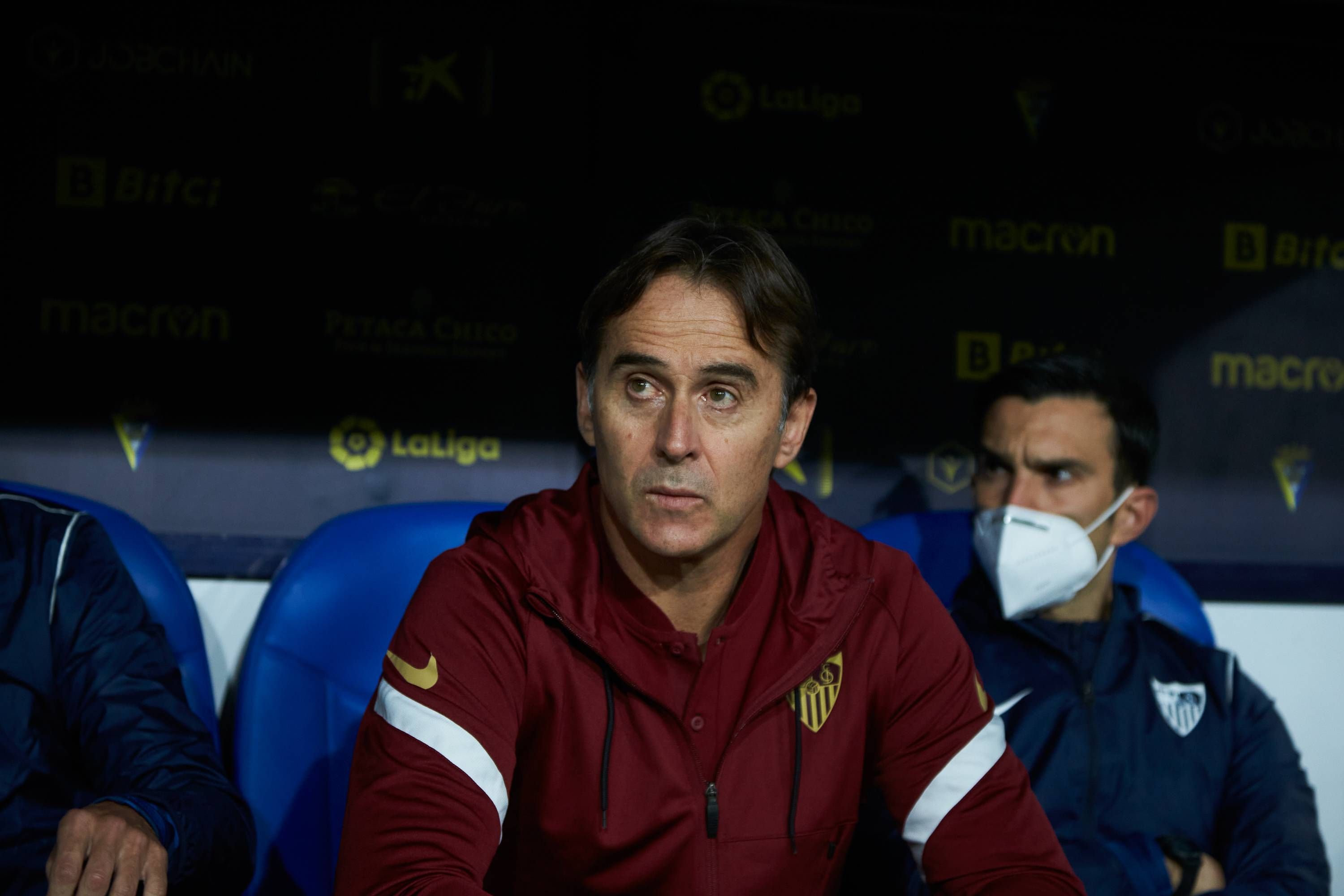  Lopetegui, en el Cádiz-Sevilla.