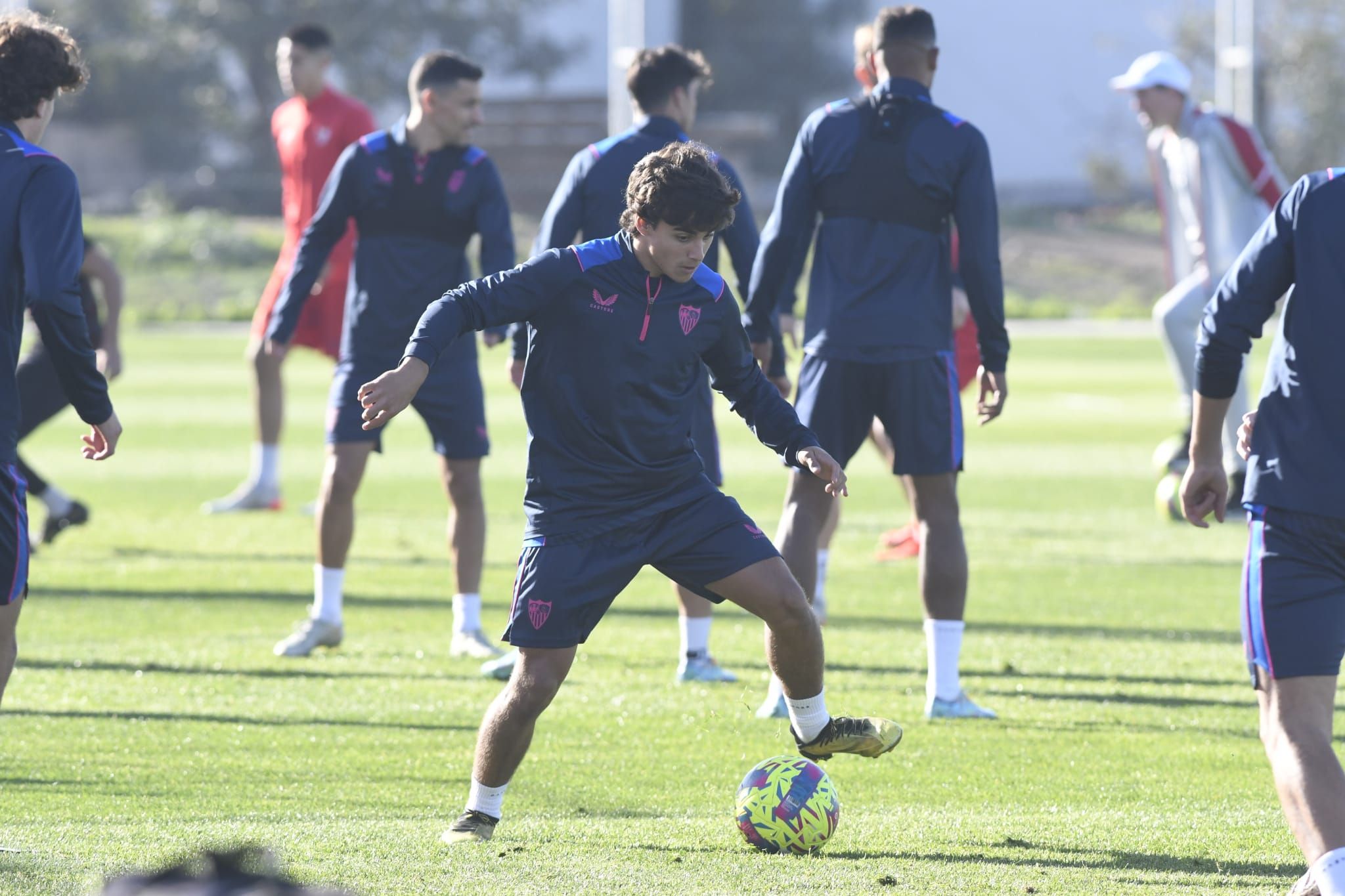  Carlos Álvarez, en el entrenamiento