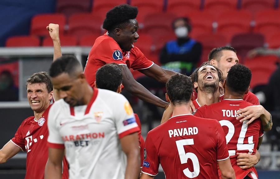  Celebración del segundo del Bayern.