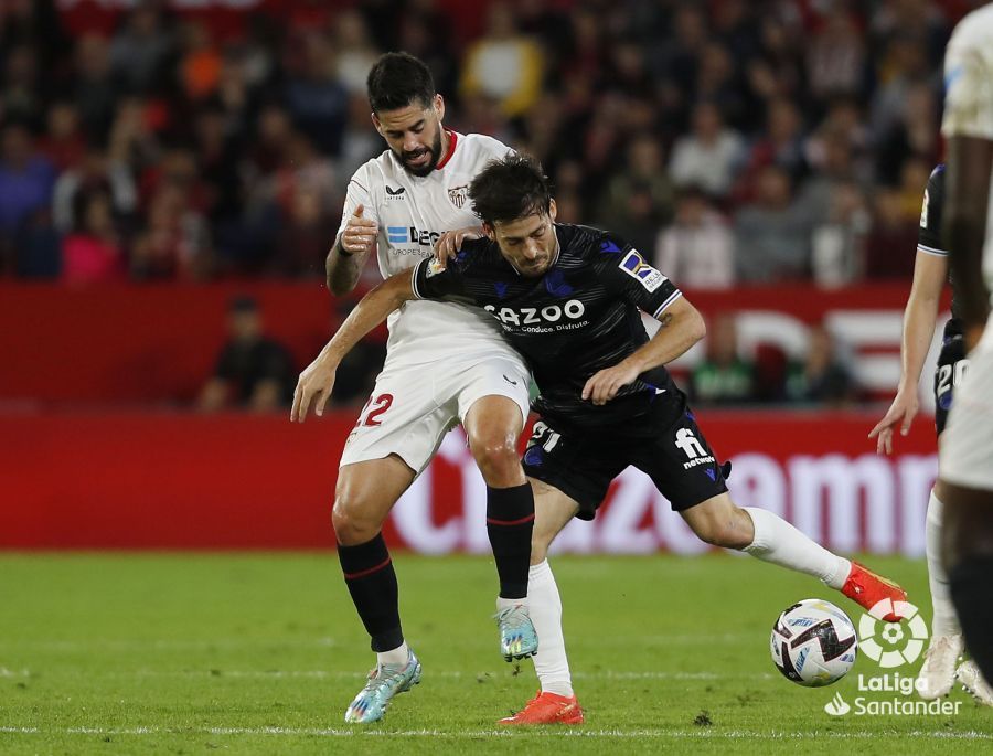  David Silva volvió a jugar en la Real.