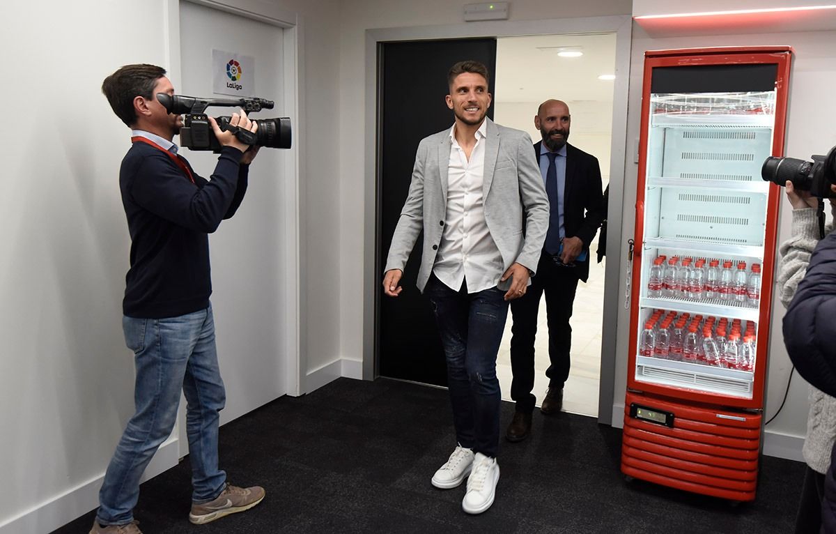  Carriço, en su despedida del Sevilla FC.