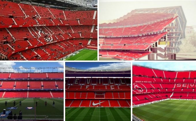 Diseños del tercer anillo del Sánchez-Pizjuán..