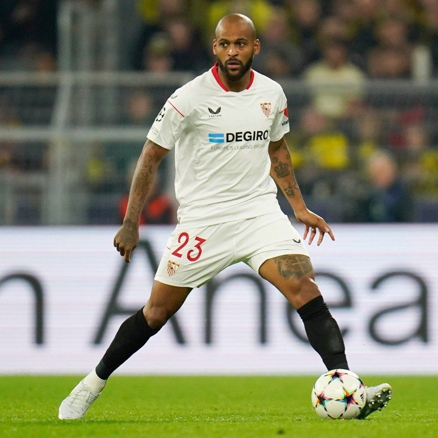  Marcao, en el Dortmund-Sevilla.