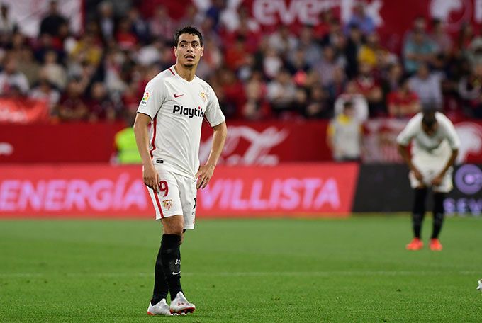  Ben Yedder, en un partido con el Sevilla.
