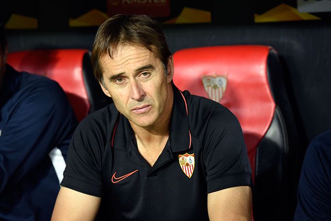 Julen Lopetegui, entrenador del Sevilla FC.