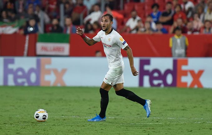 Gudelj, en un partido de esta temporada.