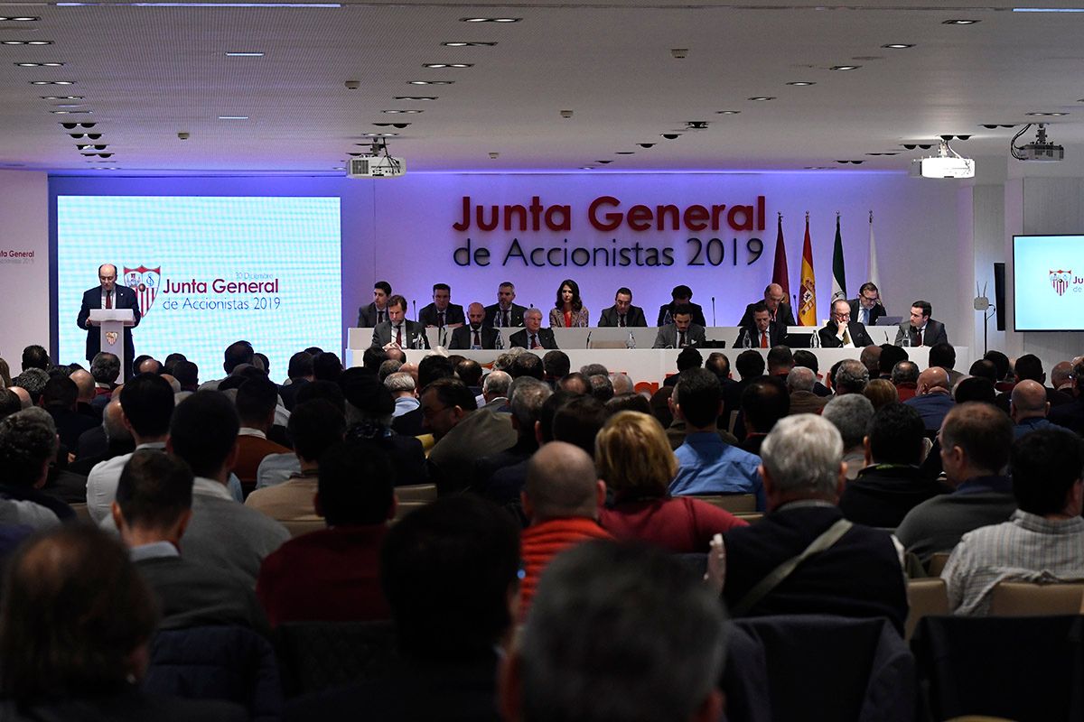  Imagen de la Junta General de Accionistas de 2019.