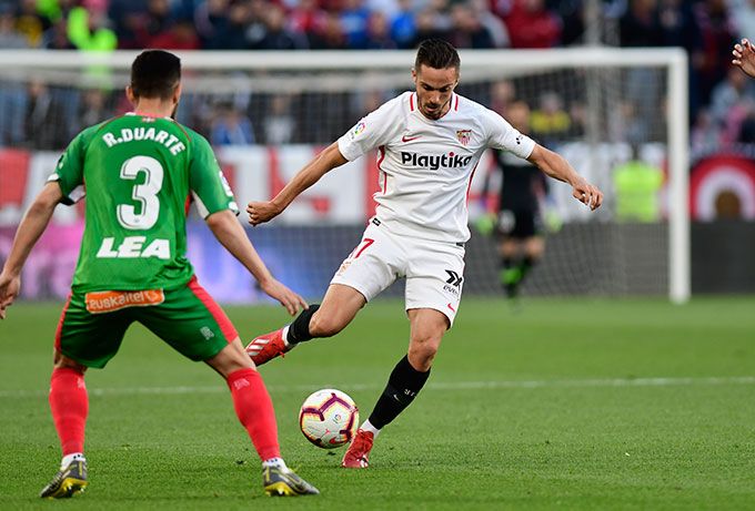  Sarabia, ante el Alavés.