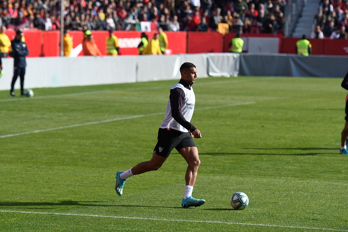 Diego Carlos, en un entrenamiento.
