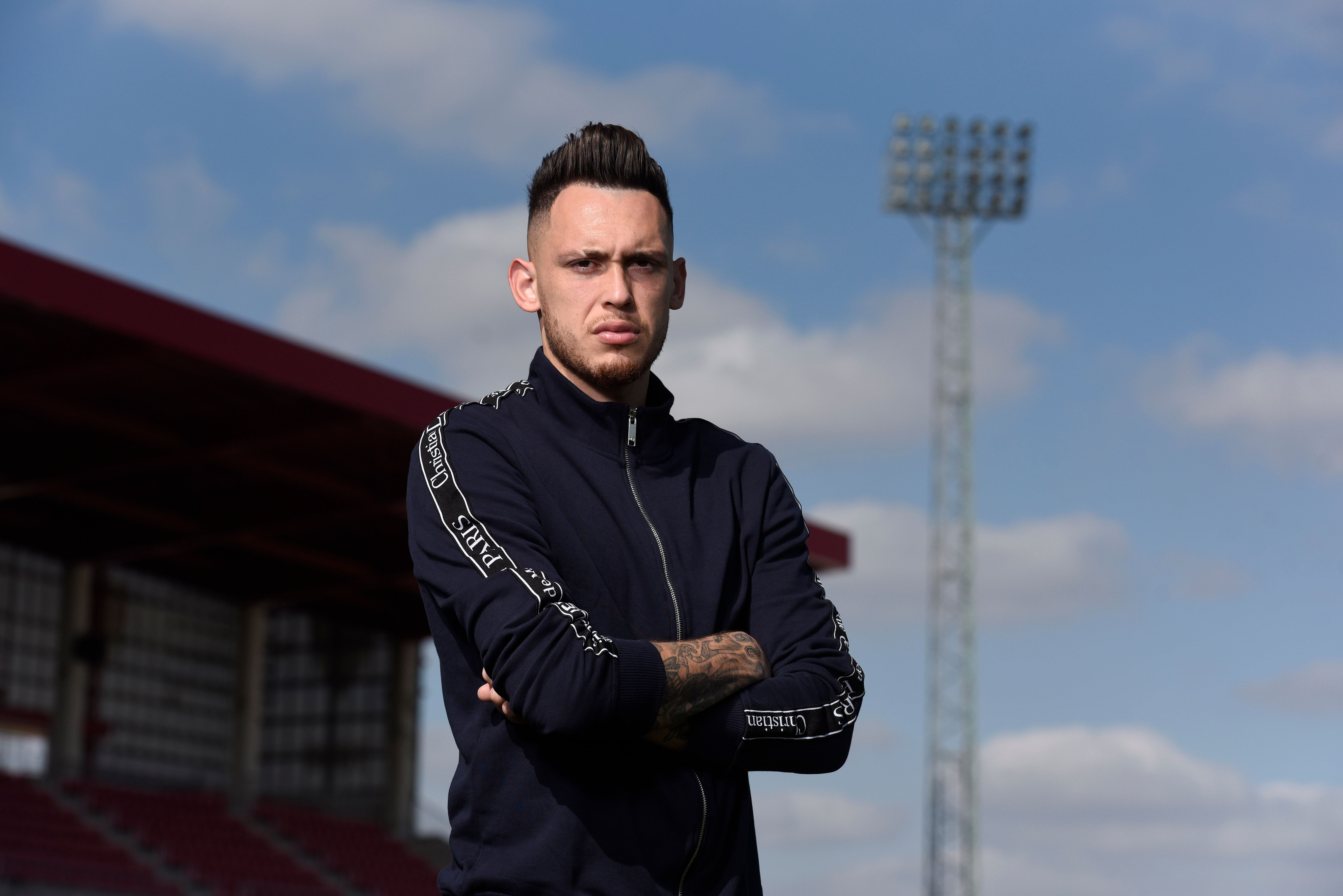  Lucas Ocampos, en su entrevista con ElDesmarque..