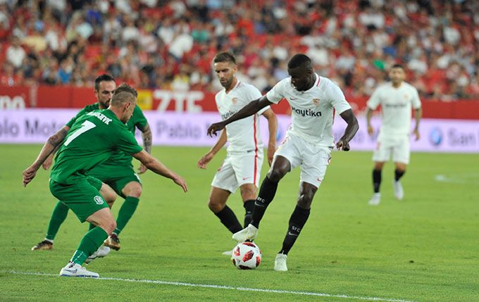 Amadou, ante el Zalgiris.