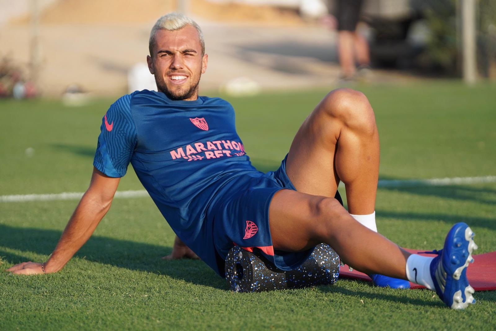  Joan Jordán, en un entrenamiento.