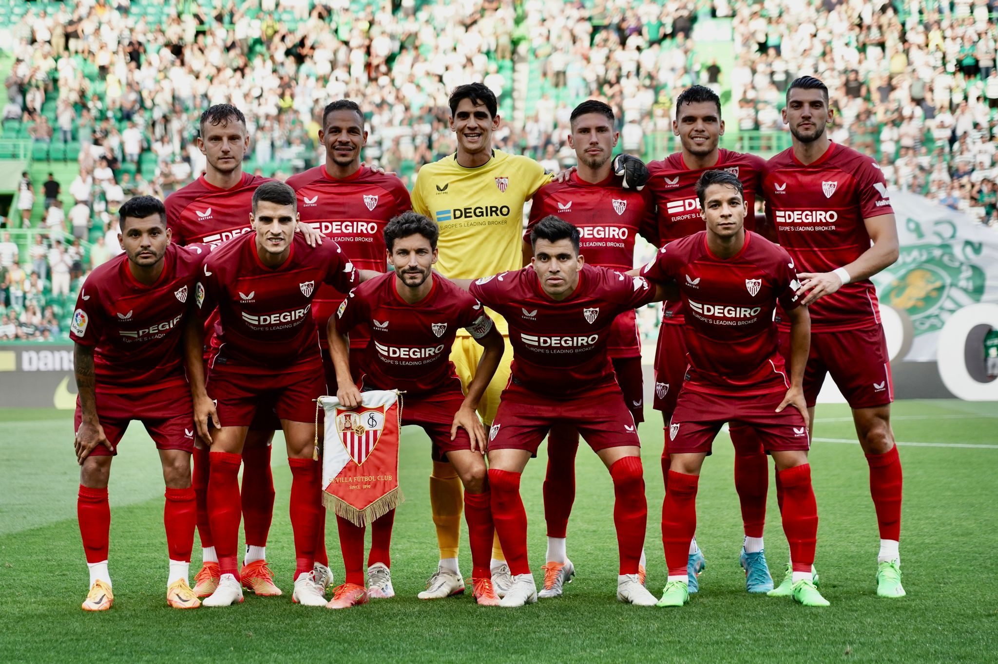  El once del Sevilla ante el Sporting