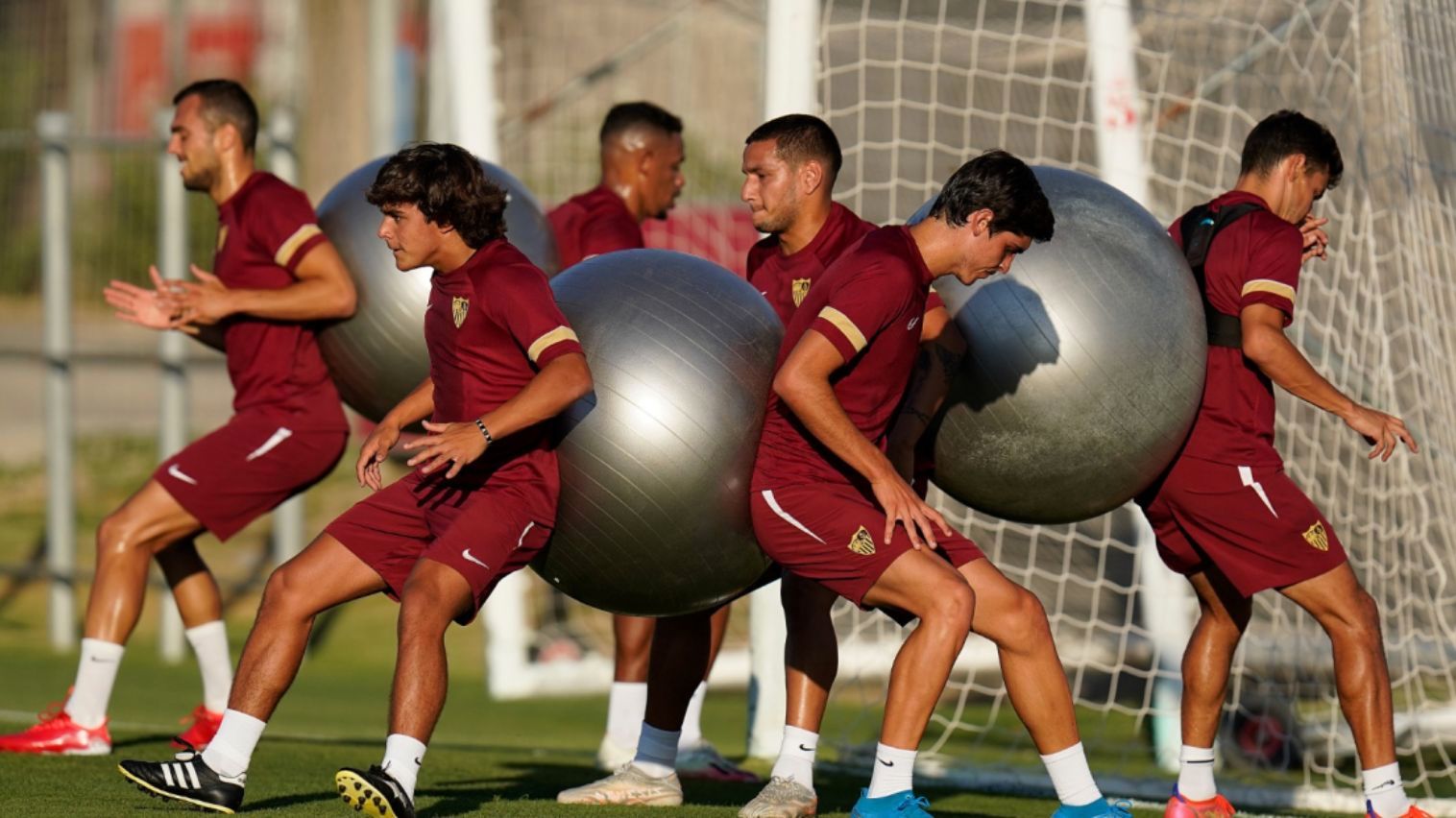  Entrenamiento de pretemporada del Sevilla FC.
