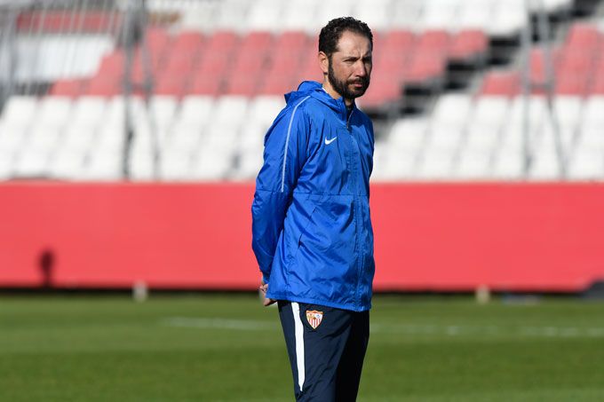  Pablo Machín, entrenador del Sevilla.