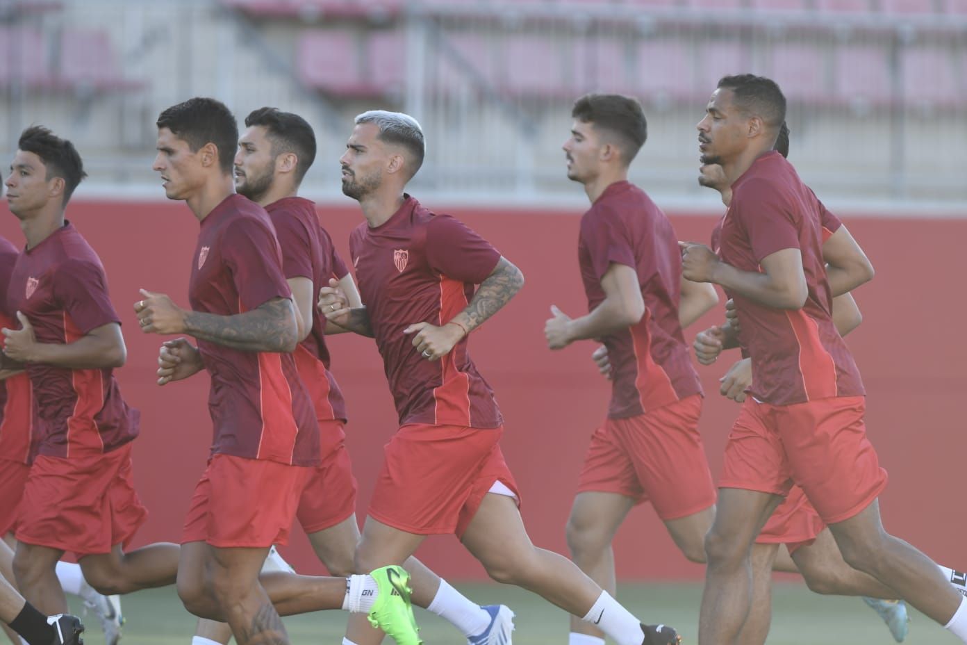  Suso, en el primer entrenamiento de la pretemporada.