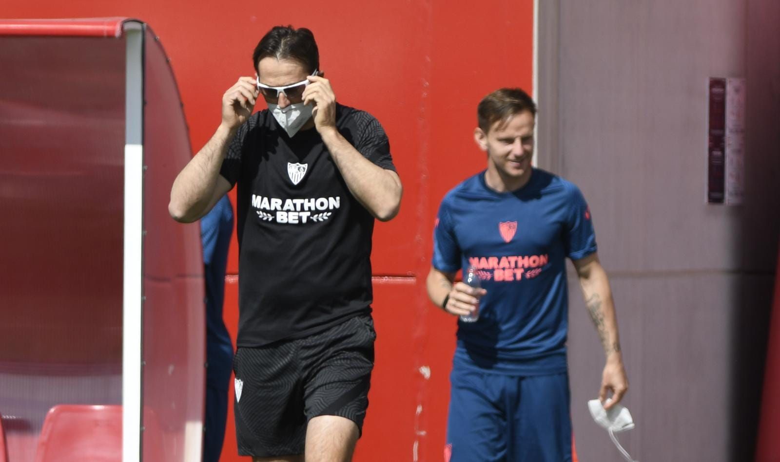 Lopetegui, en el entrenamiento de este sábado.