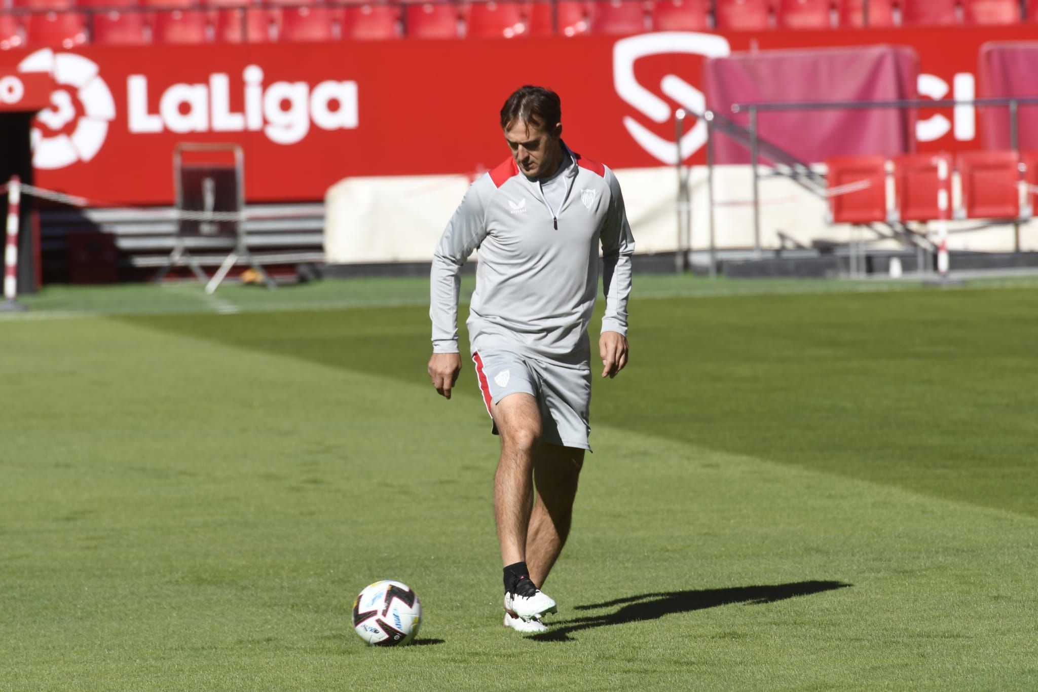  Lopetegui, en la sesión del viernes.