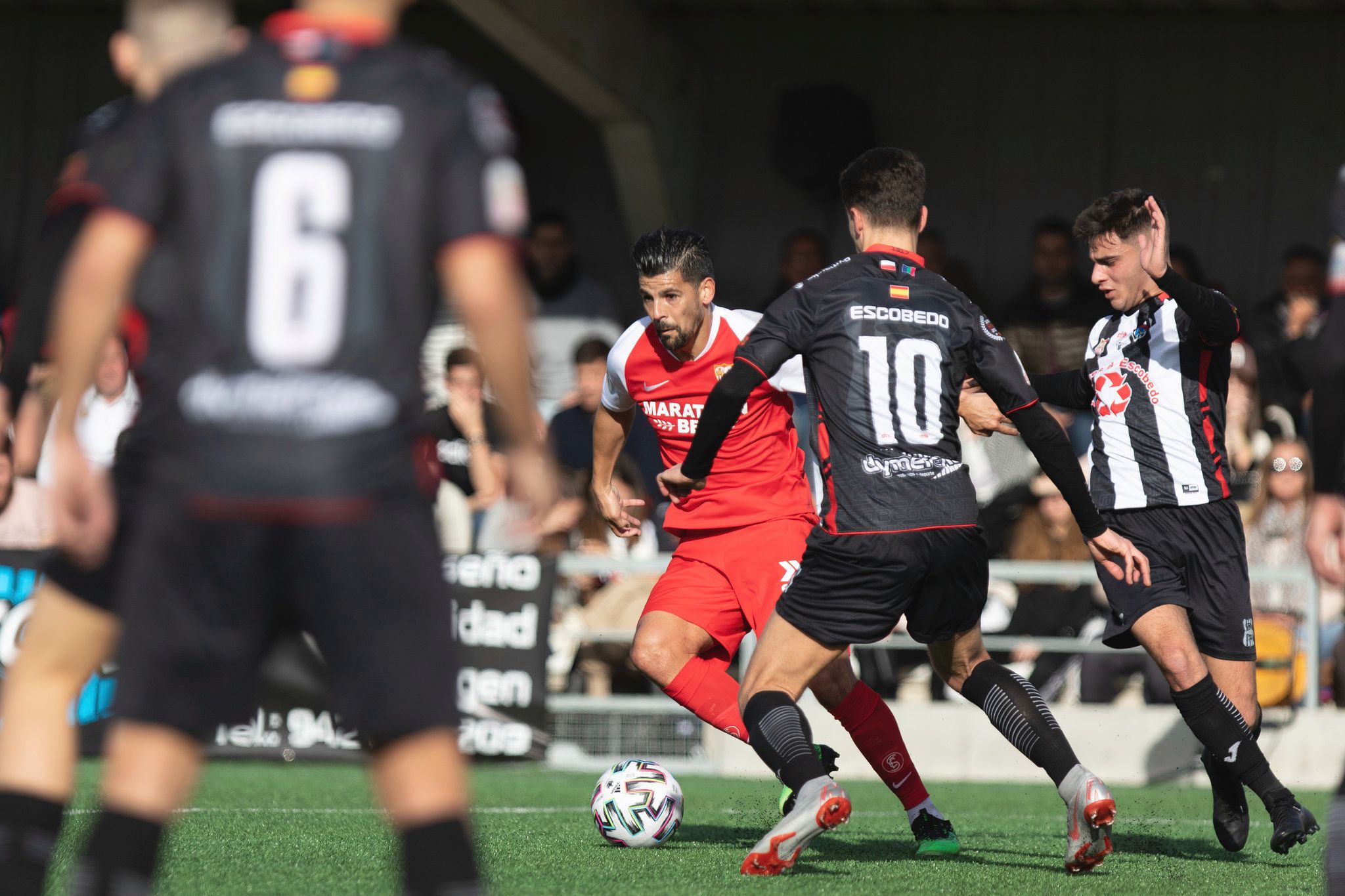  Nolito, en el partido ante el Escobedo.