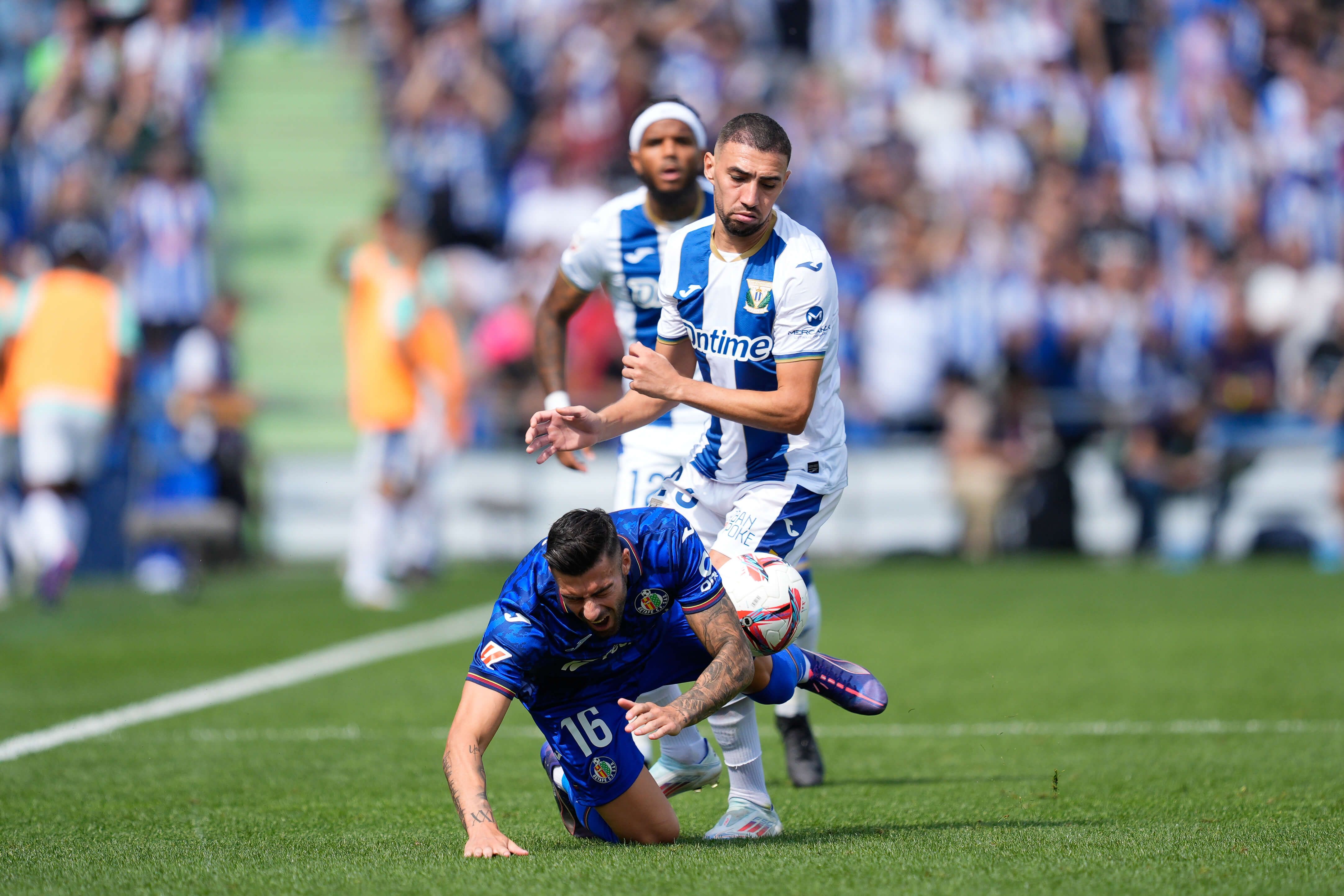 Munir durante un partido con el Leganés (Europa Press)