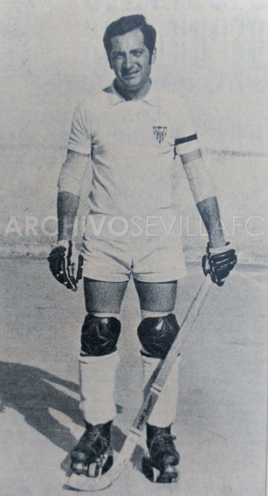  Ángel García Fernández, del Sevilla FC de hockey, en 1972.