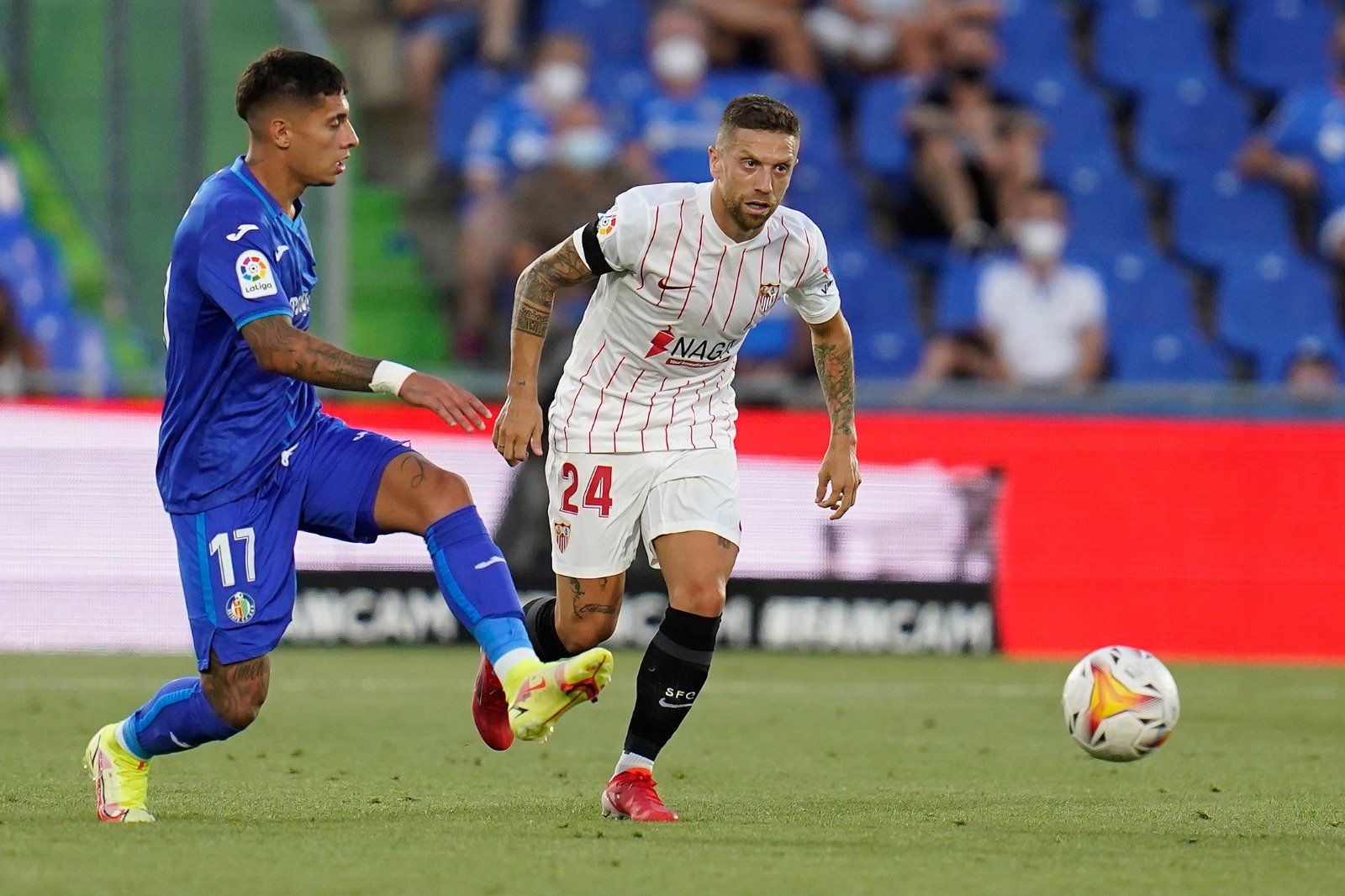  Papu Gómez, en el Getafe-Sevilla FC.