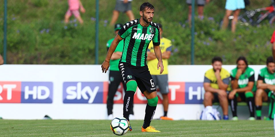  Gian Marco Ferrari, en un partido del Sassuolo.