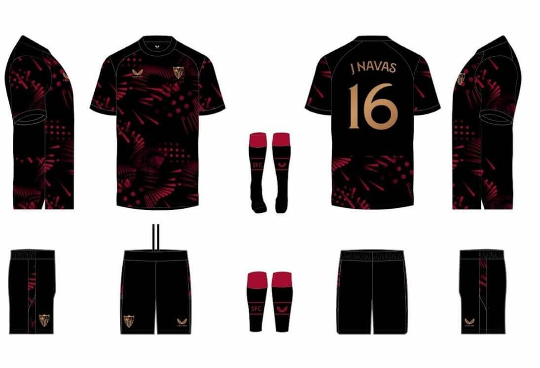 La posible tercera equipación del Sevilla.