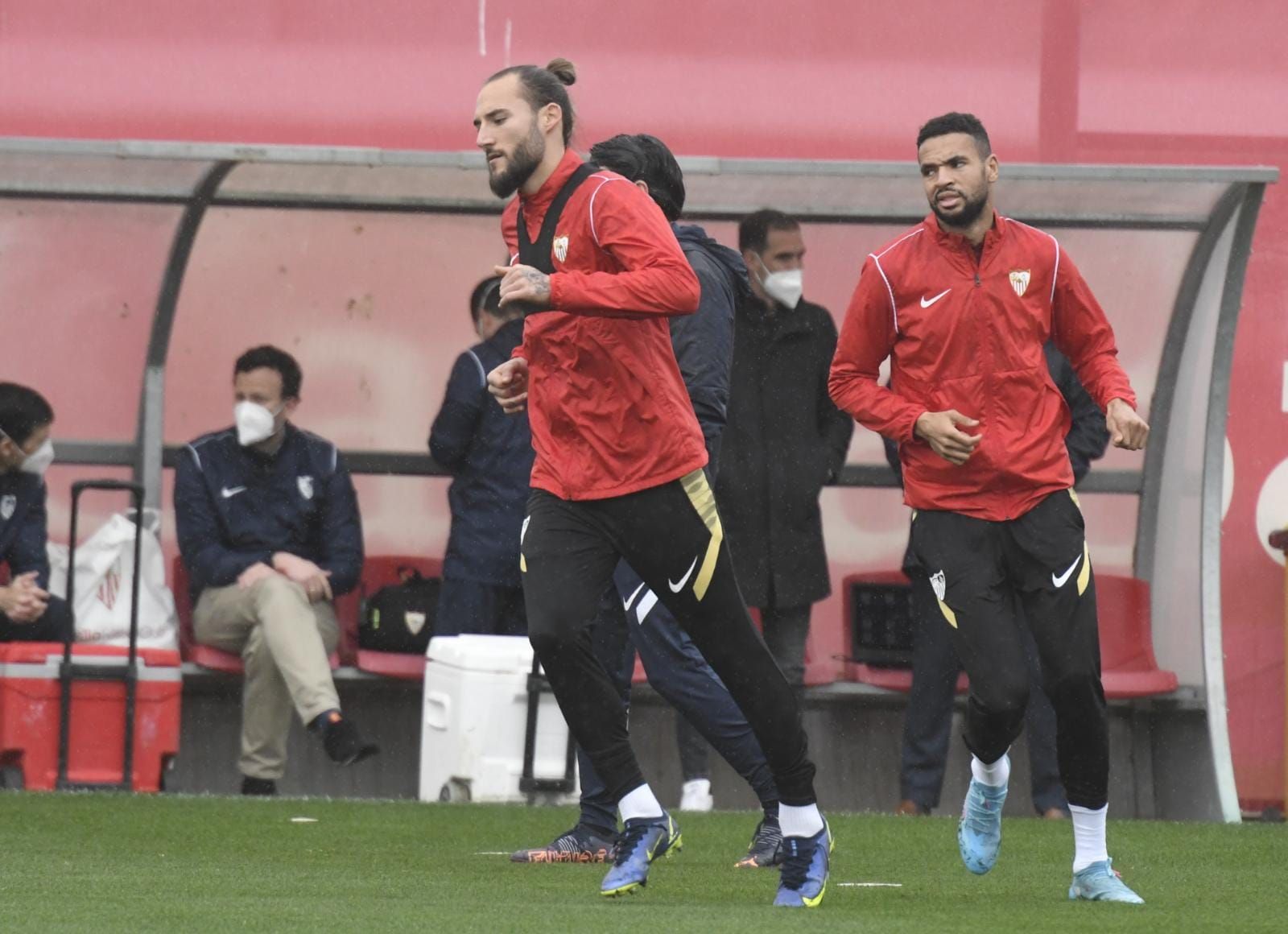  GUdelj en el entrenamiento de este jueves