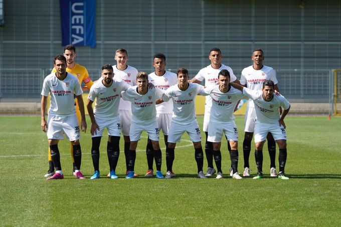  El once del Sevilla ante el Hoffenheim.