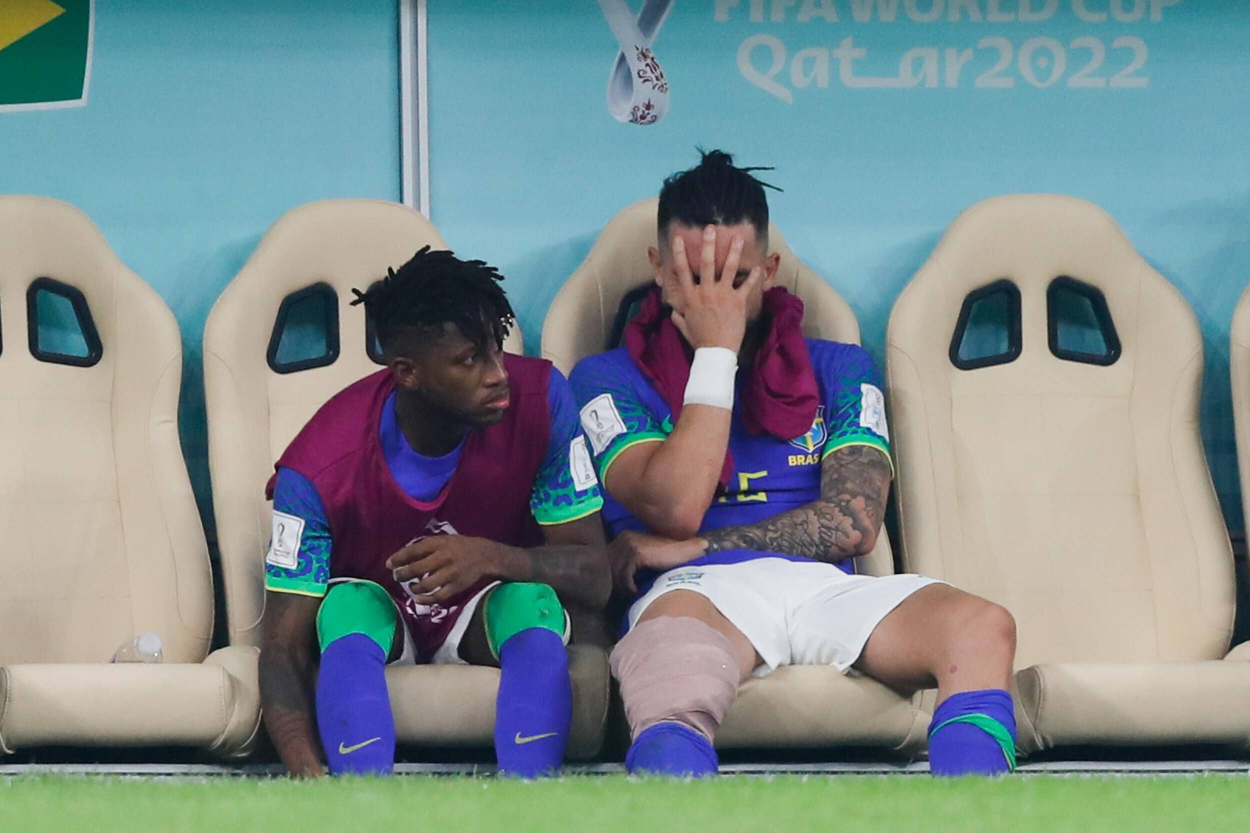 Alex Telles, lesionado en el Mundial.