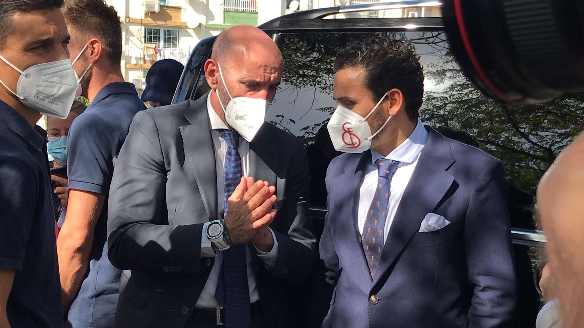  Monchi y Del Nido JR en el acto