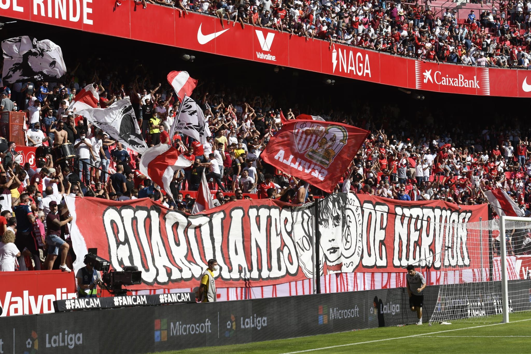  Imagen de la pancarta de Gol Norte.
