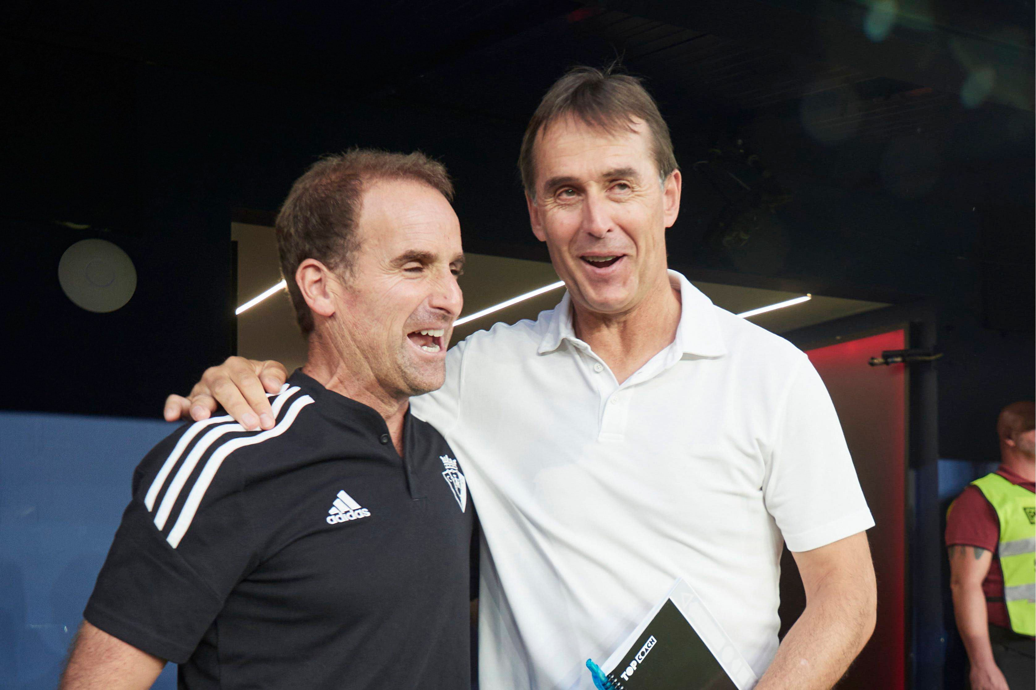  Lopetegui, entrenador del Sevilla, ante Osasuna.