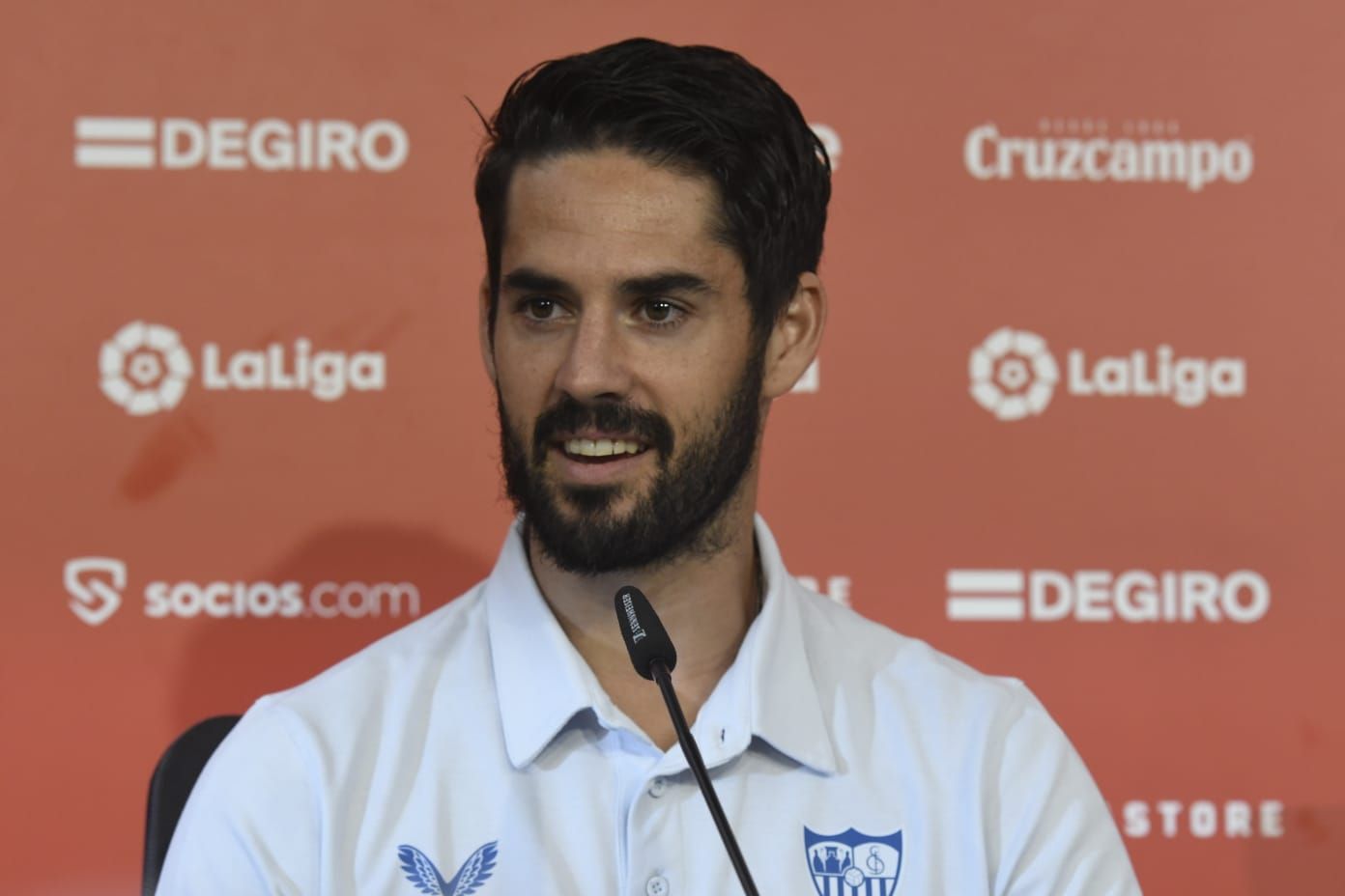  Isco Alarcón, en su presentación con el Sevilla FC