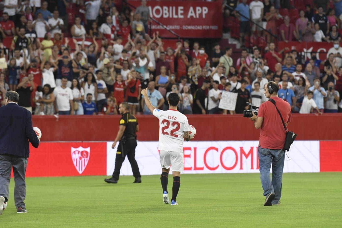  Isco Alarcón, en su presentación con el Sevilla FC