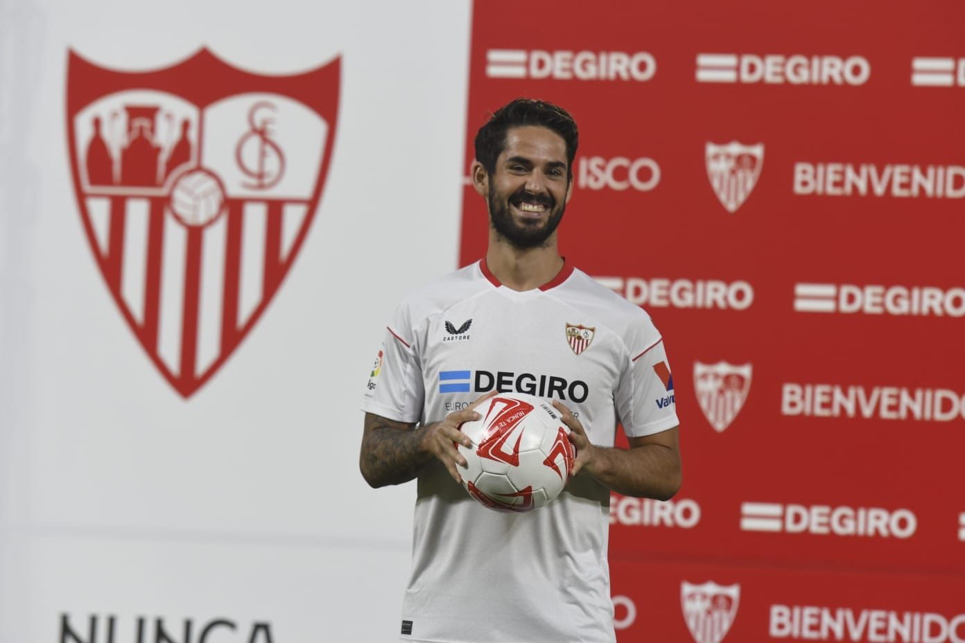  Isco Alarcón, en su presentación con el Sevilla FC