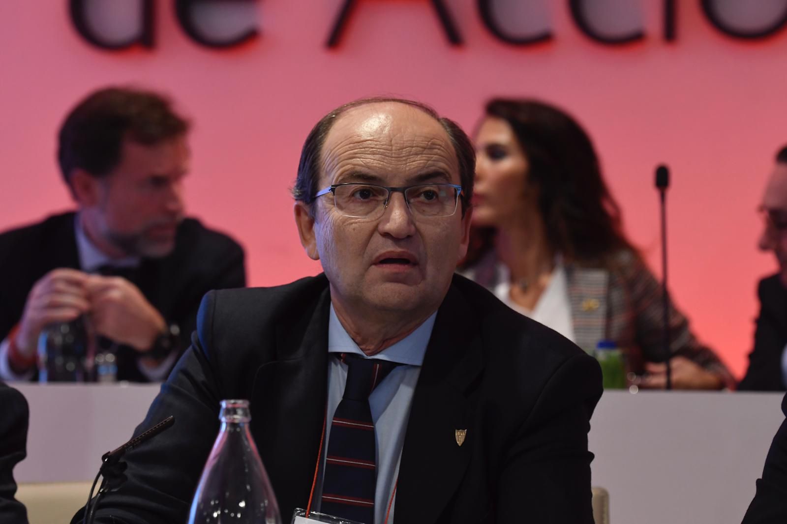  José Castro, en la Junta de Accionistas 2018.