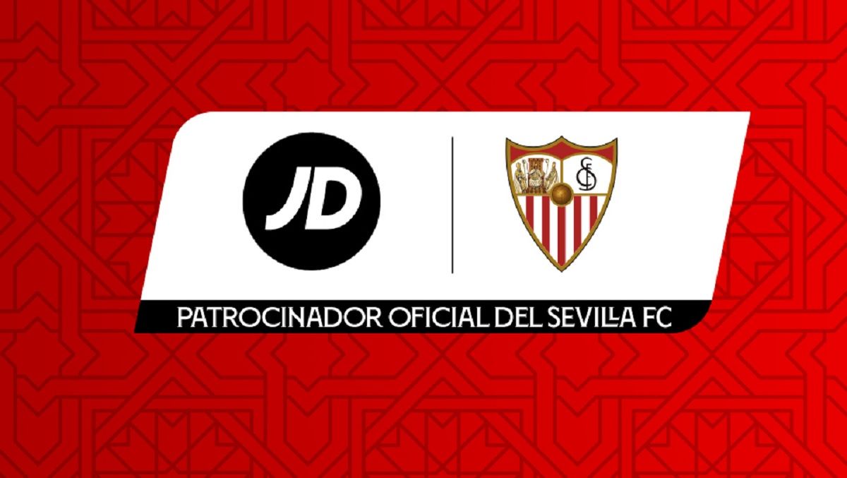  JD, nuevo spónsor para la manga de la camiseta del Sevilla FC).