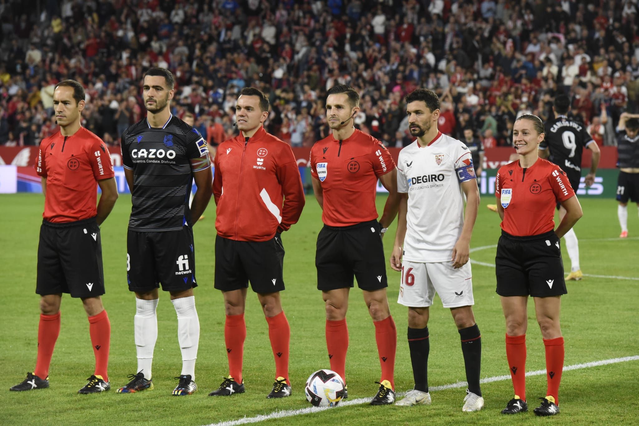  Jesús Navas, en el Sevilla - Real Sociedad