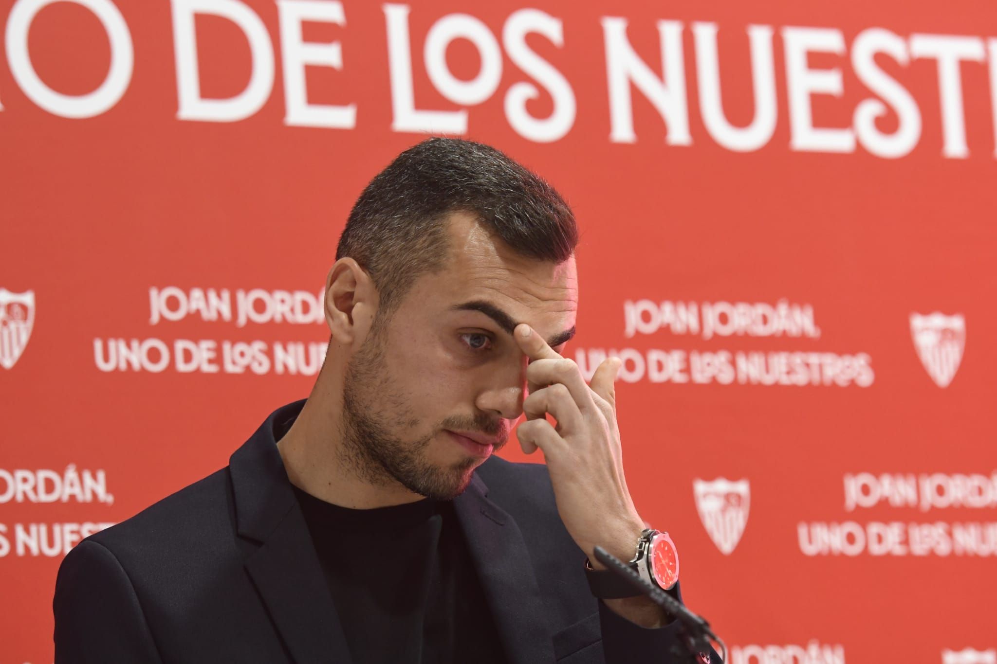  Joan Jordán, en el acto de su renovación