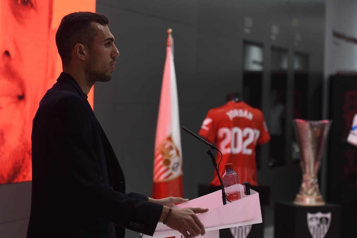 Jordán en su acto de renovación.