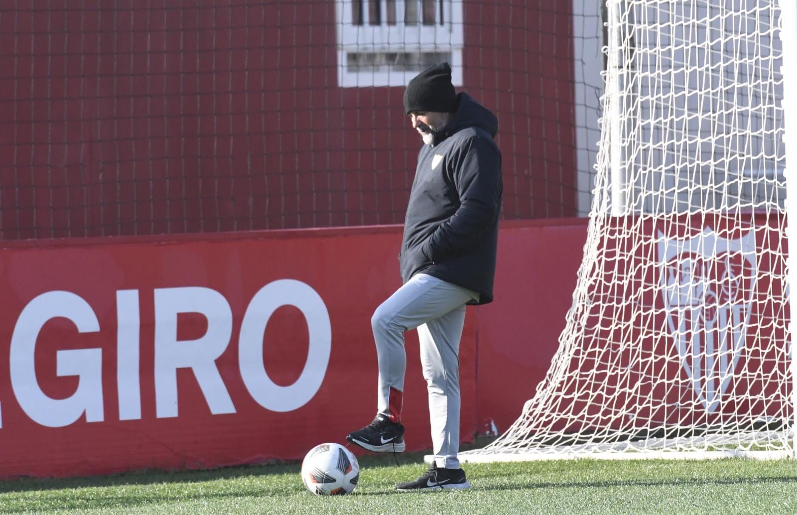 Jorge Sampaoli, en el entrenamiento